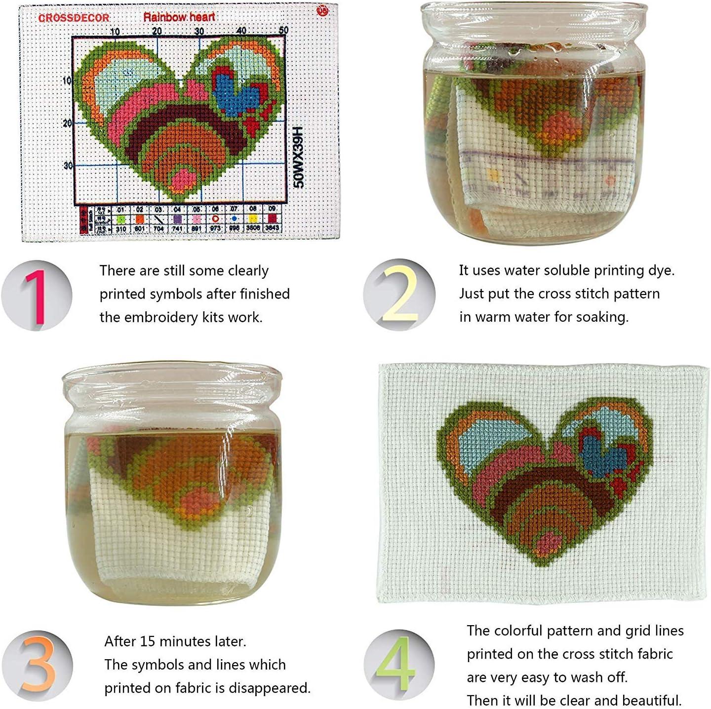 Kids' Heart Cross Stitch Kit