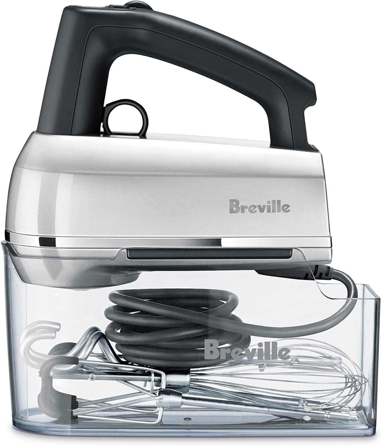 Breville Handy Mix Scraper Hand Mixer, Silver, BHM800SIL