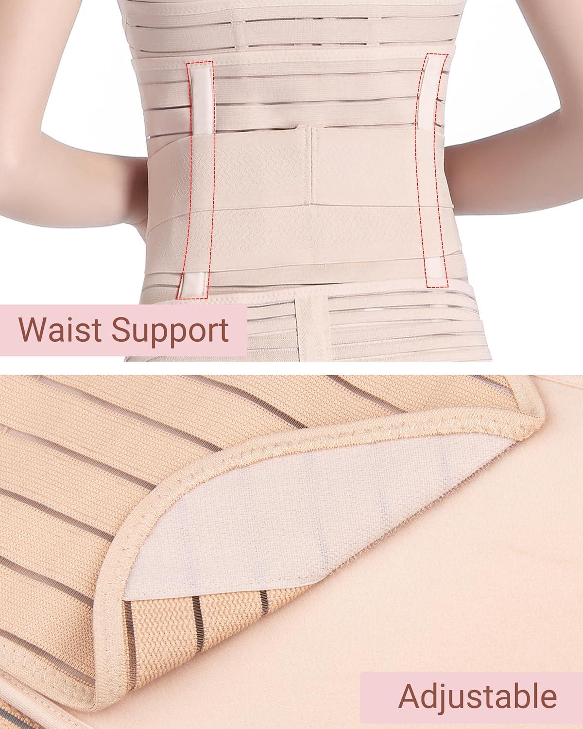 OKPOW 3 in 1 Postpartum Belly Wrap Postpartum Belt Band Post Partum