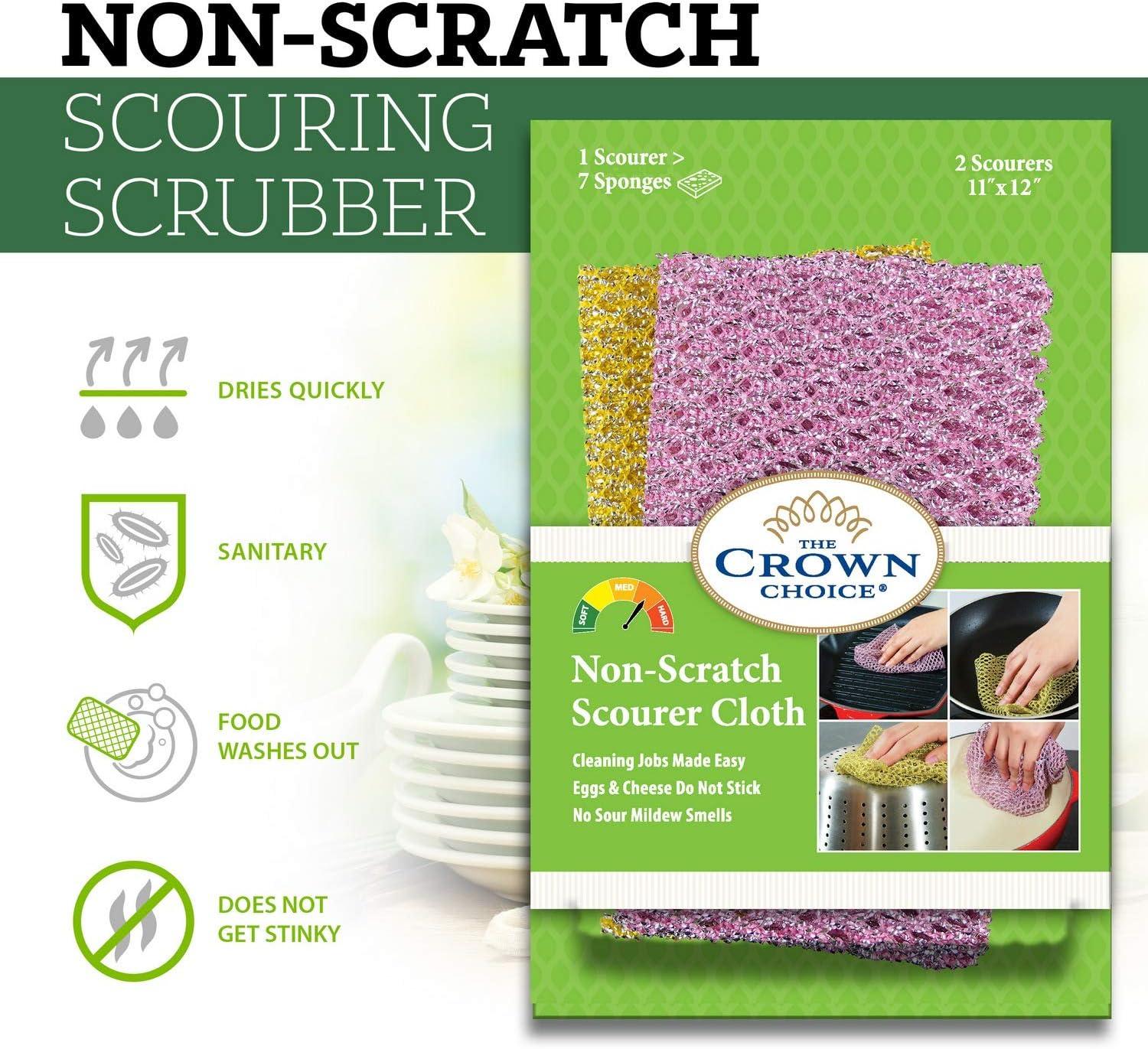 Dish Scrubbers for Cleaning Dishes - Replace Sponges for Dishes - Non  Scratch Scrubbing Cloth for Washing Dishes - Best Alternative Dishwashing  Scrub