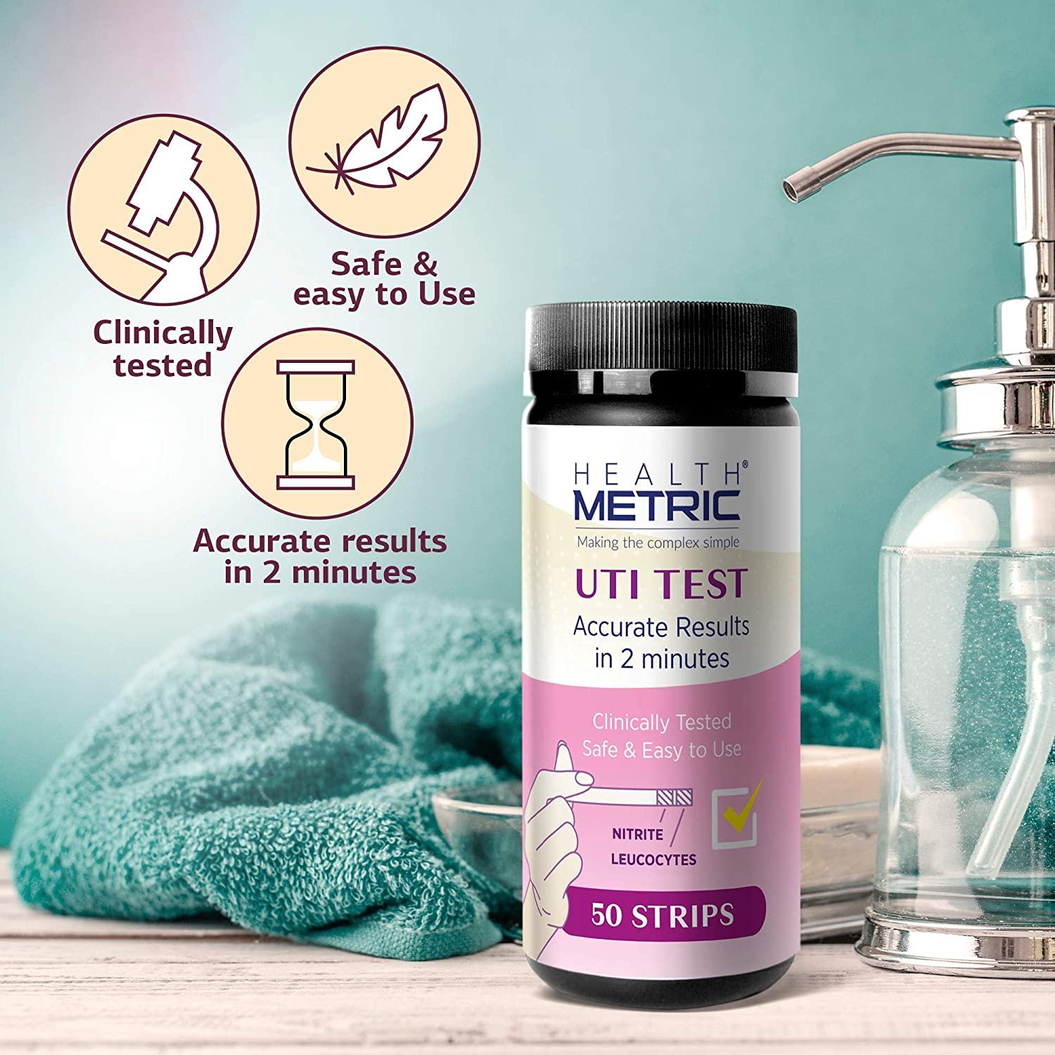 UTI Test Strips for Women & Men Easy AtHome UTI Testing Kit 50