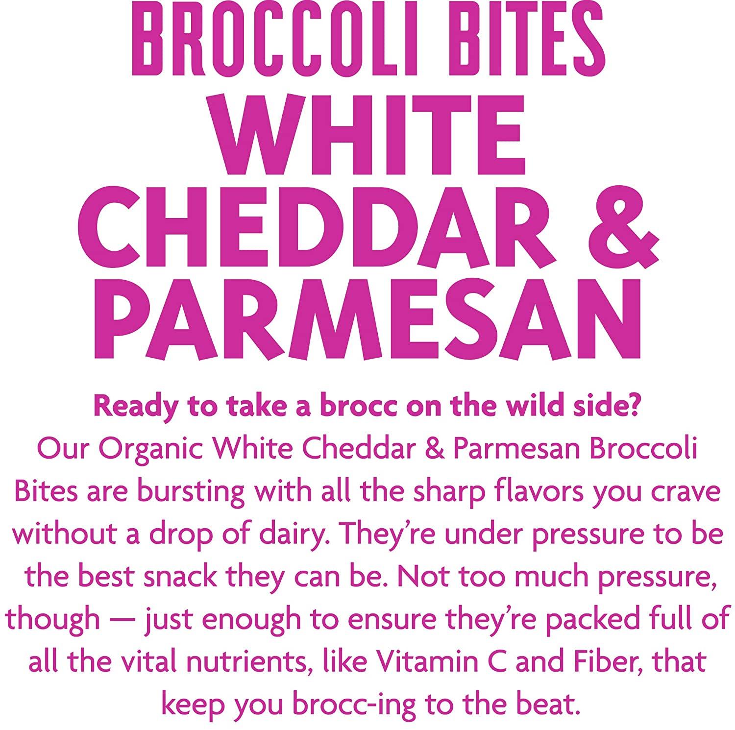 Rhythm Superfoods Crunchy Broccoli Bites White Cheddar & Parmesan