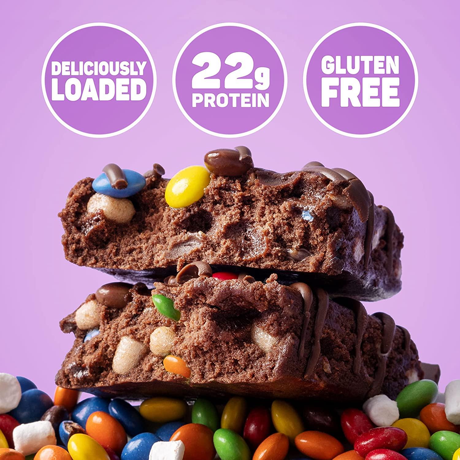 FITCRUNCH Loaded Cookie Protein Bar High Protein, Gluten Free