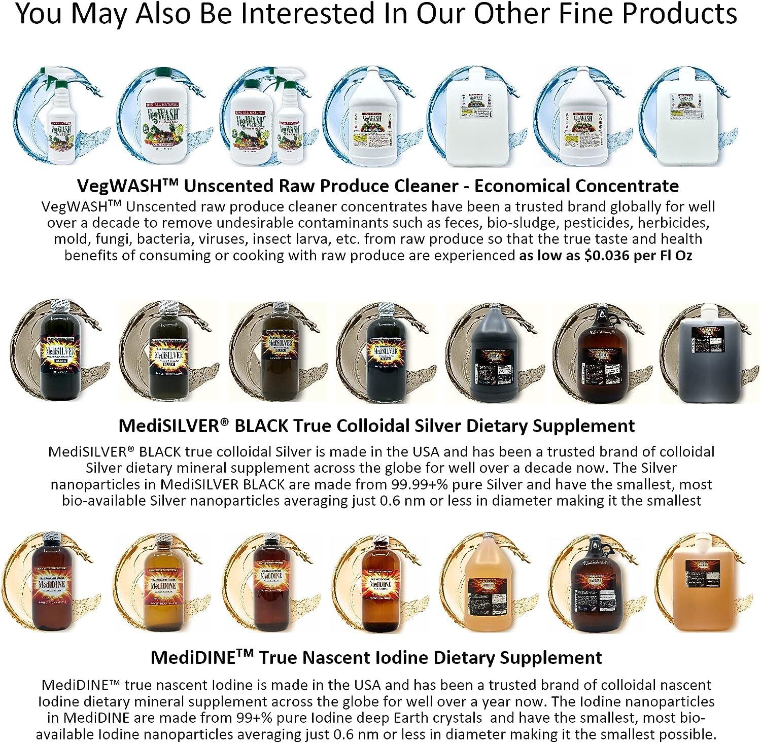 MediCOPPER True Colloidal Copper Dietary Supplement 500 mL (16.9 fl oz) Clear Glass Bottle