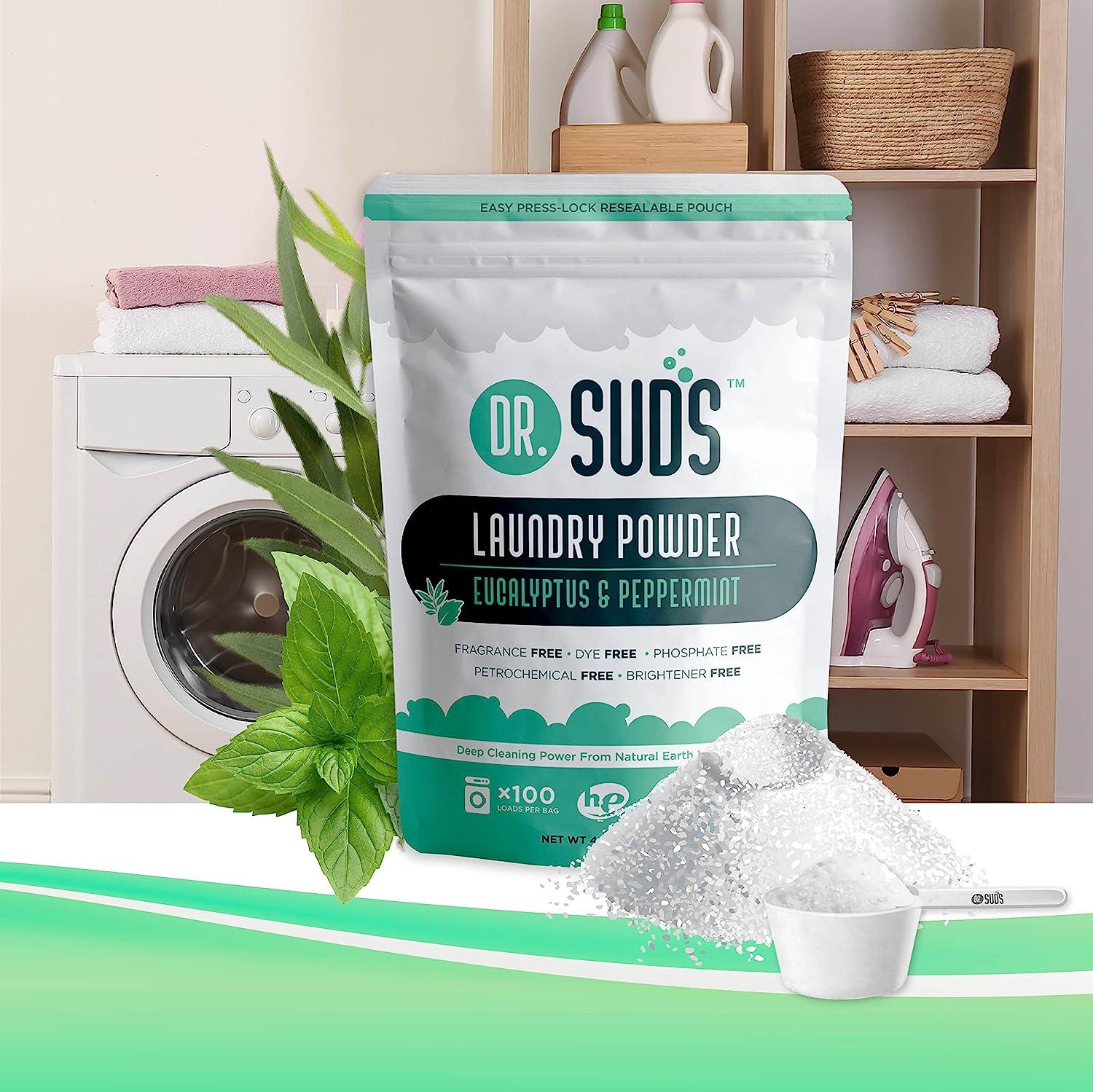 Dr Suds Natural Laundry Detergent Powder - Eucalyptus & Peppermint