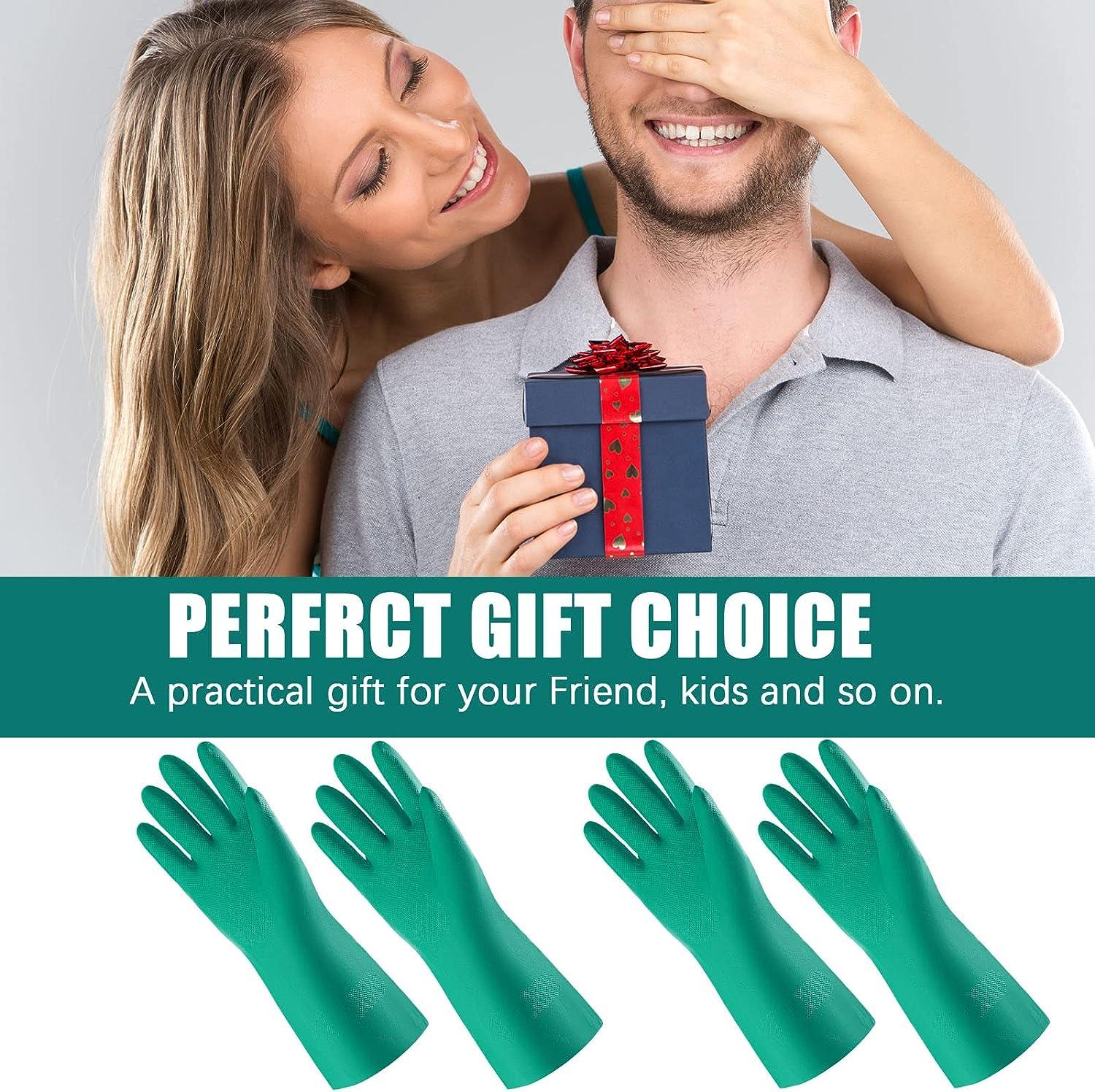 Hercicy 2 Pairs Donning Gloves for Compression Stockings Green Easy