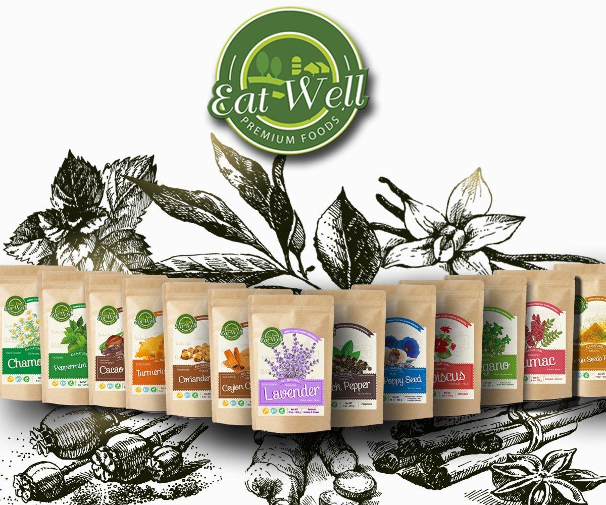 Eat Well Premium Foods Sumac Spice 16 oz Reseable Bag, Bulk Ground