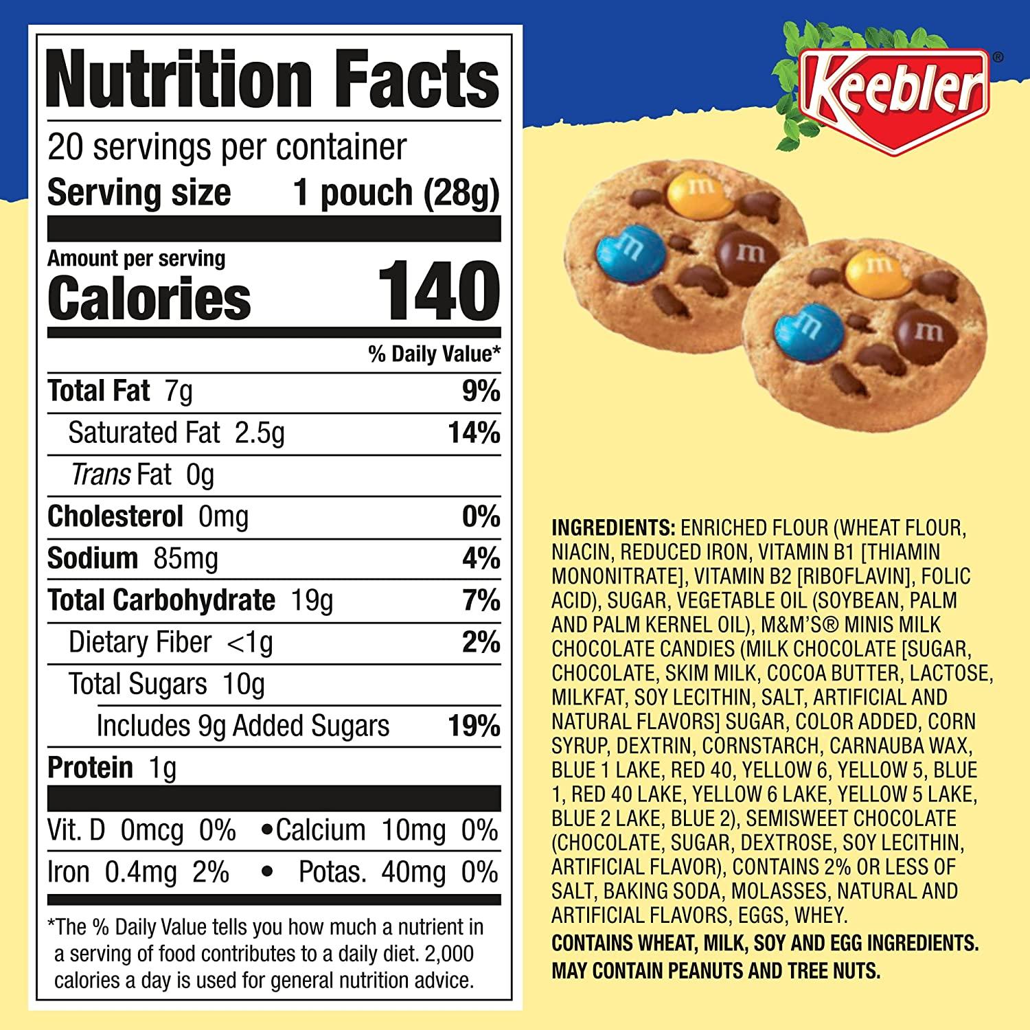 Keebler On the Go Rainbow Chips Deluxe Cookies Mini Chocolate Chip
