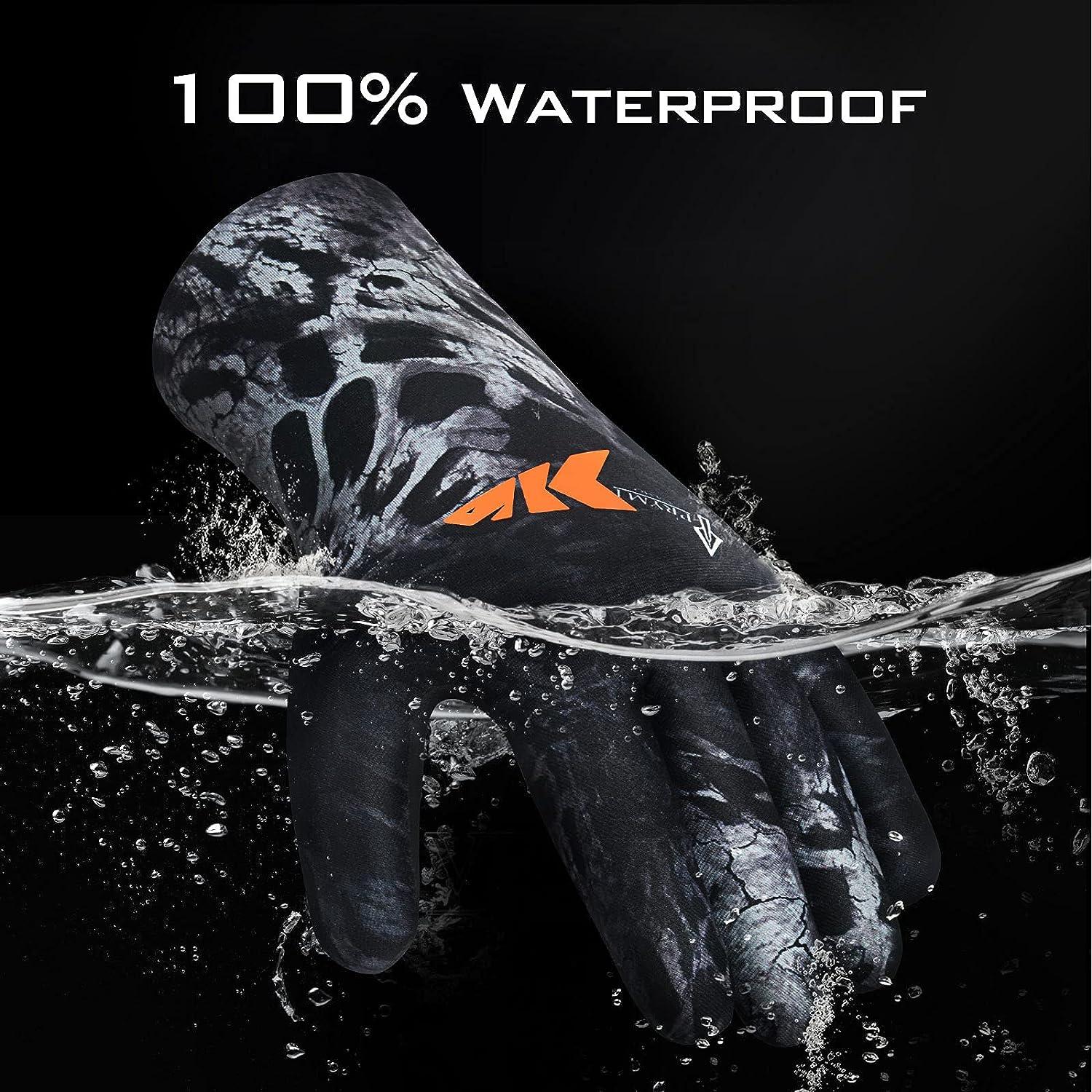KastKing IceRiver Fishing Gloves 100% Waterproof Cold Winter