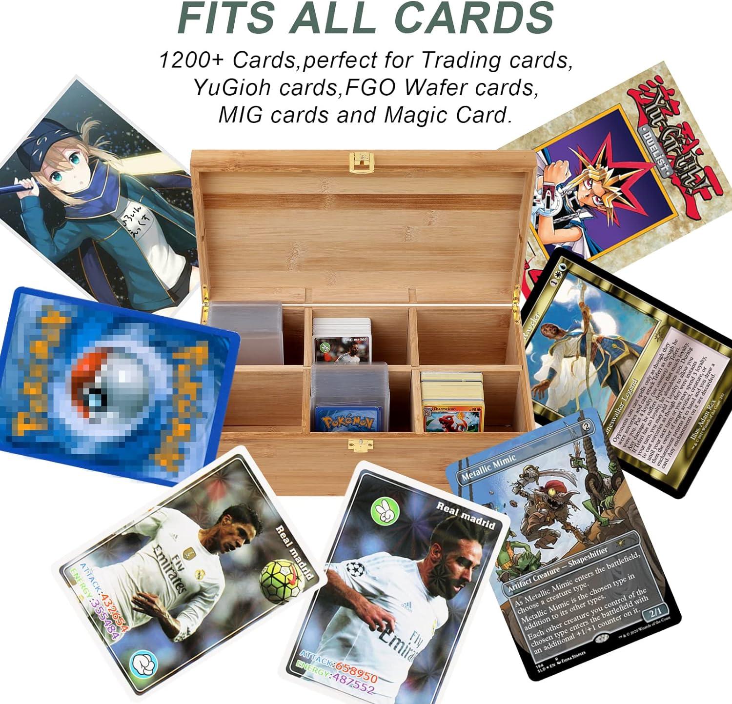 Arkeiliy 1200+ Card Game Case with Sleeves - Large Trading Card Storage Box for Sports, Baseball & Collectible Cards | Buy Now with Express International Delivery | GoSupps.com Arkeiliy 1200+ Card Game Case with Sleeves - Large Trading Card Storage Box for Sports, Baseball & Collectible Cards | Buy Now with Express International Delivery | GoSupps.com