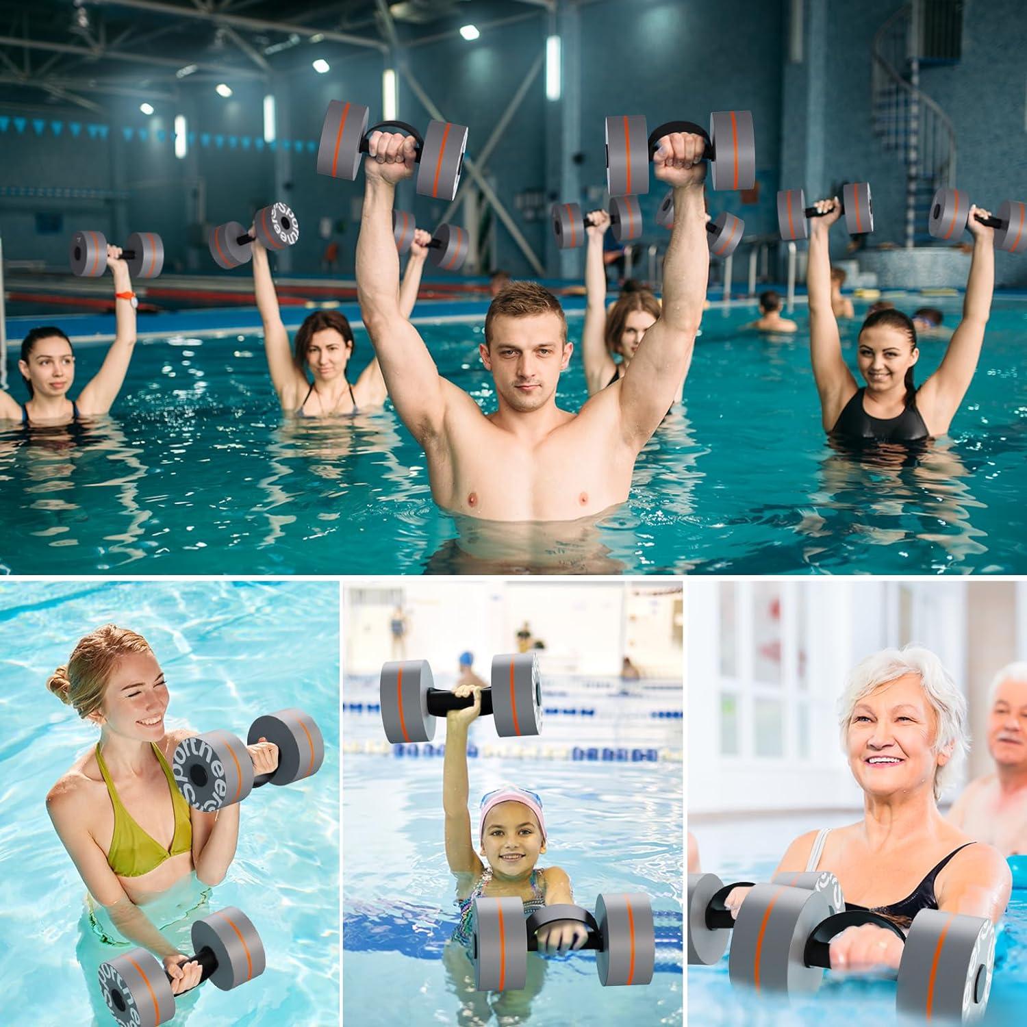 Lose Weight Water Aerobics Weights Weight Loss Pool Workout