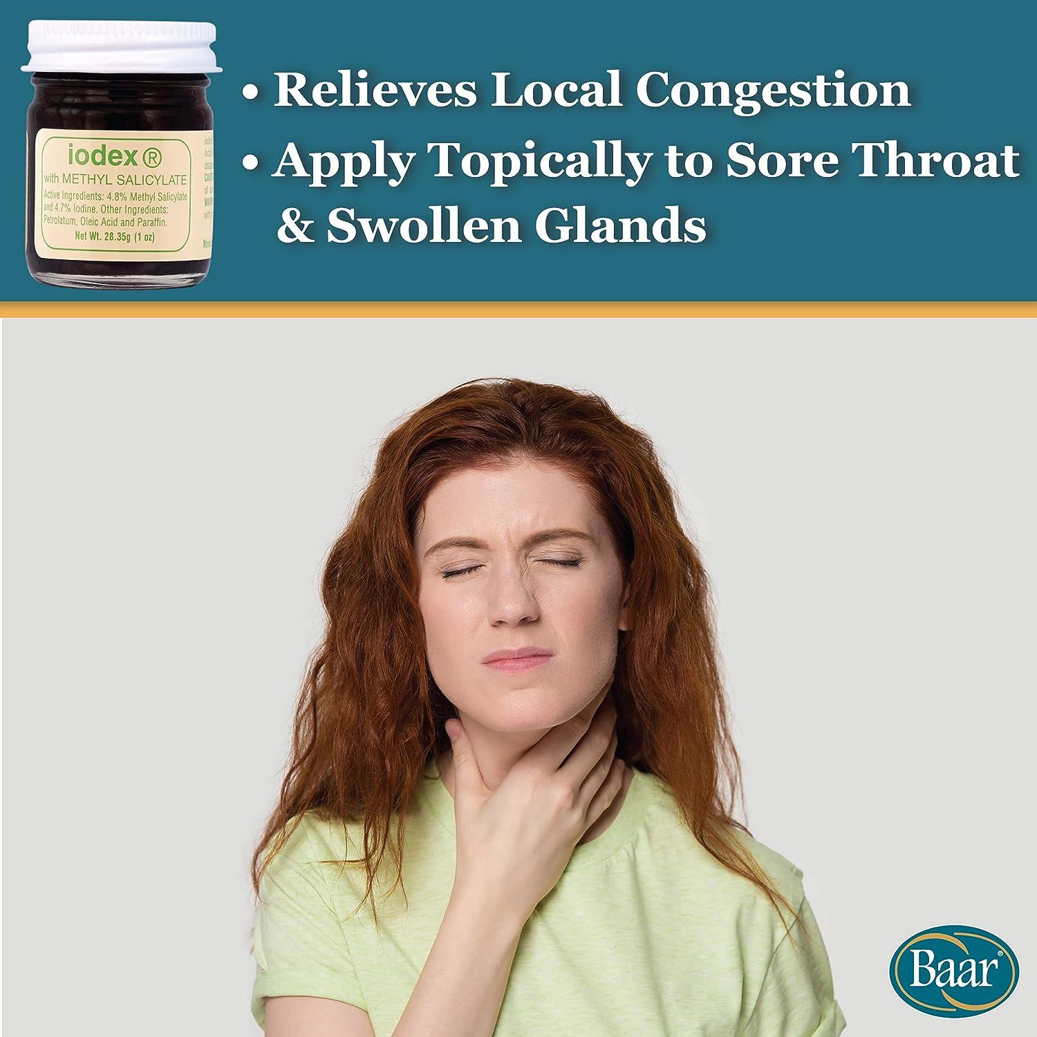IODEX Baar Products Methyl Salicylate Ointment 4.7 Iodine 4.8