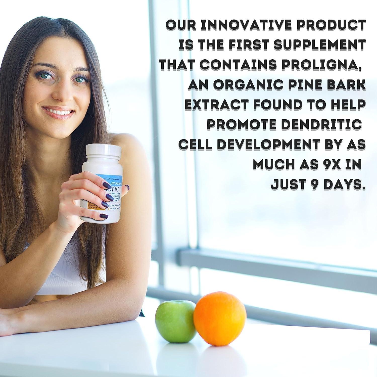 Allera Health Pine Cone Extract Capsules Vegan ProLigna Plant Based