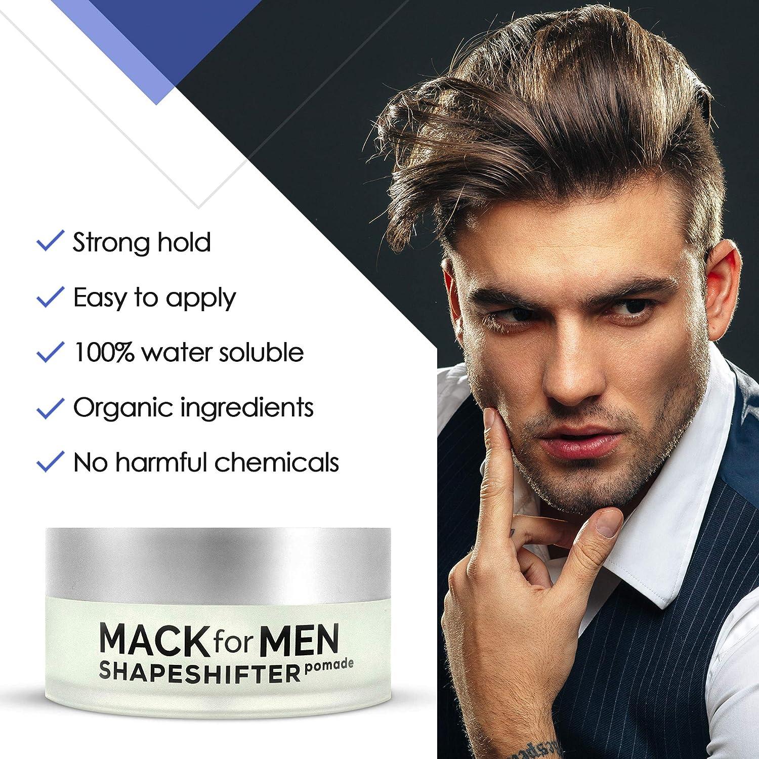 Mack for Men ShapeShifter Premium Hair Pomade for Men Strong Hold