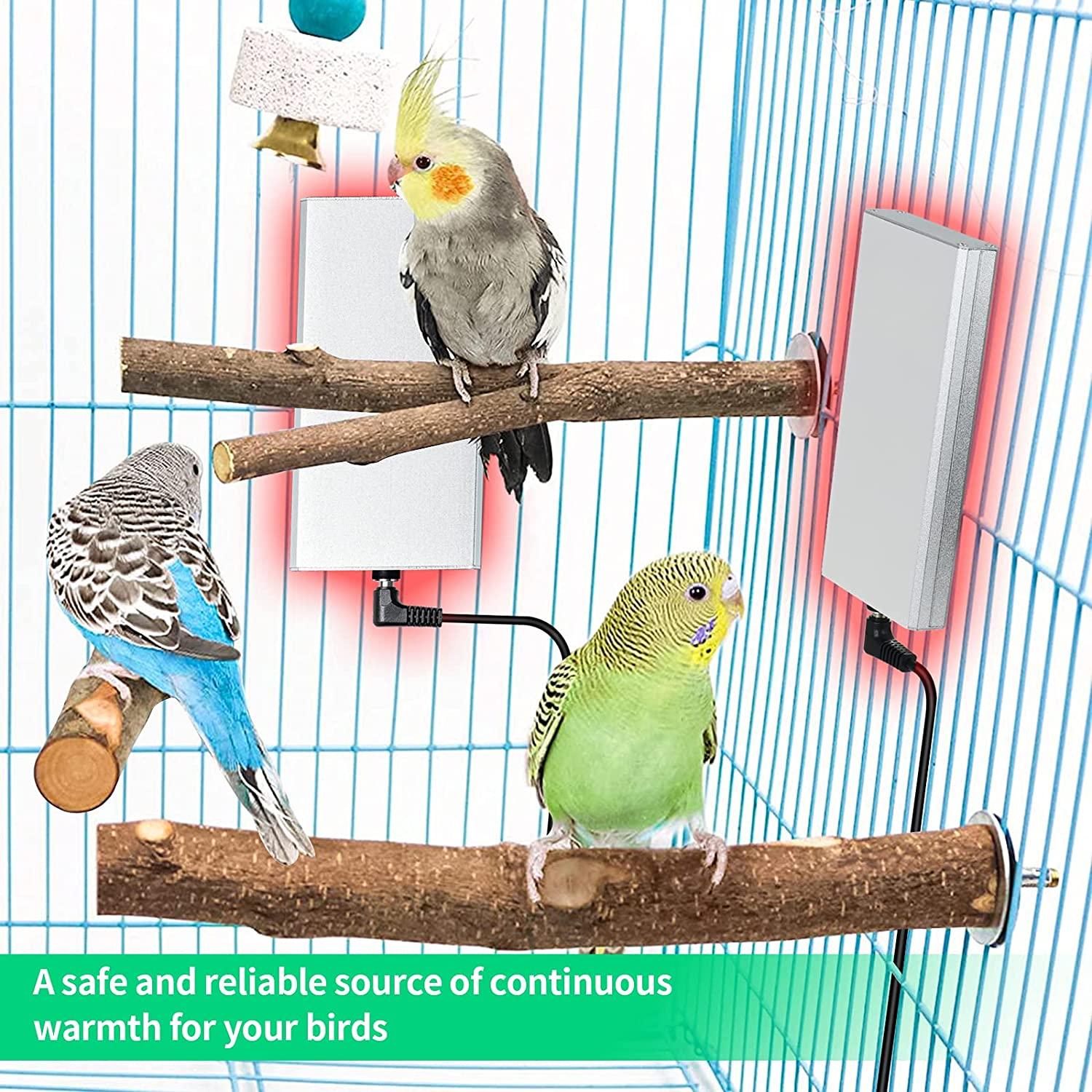briidea Bird Warmer for Cage, Bird Heater to Snuggle up for African