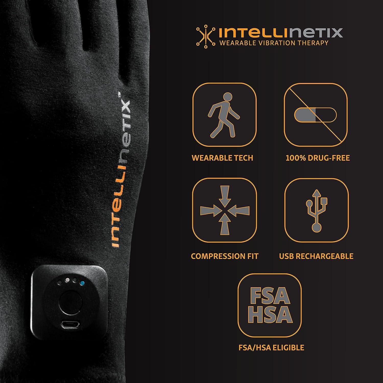 Brownmed Intellinetix Therapy Gloves - Medium Black (1 Pair) | Compression  Gloves with Vibration Therapy for Arthritis and Chronic Pain | Buy Now with  Express International Delivery | GoSupps.com