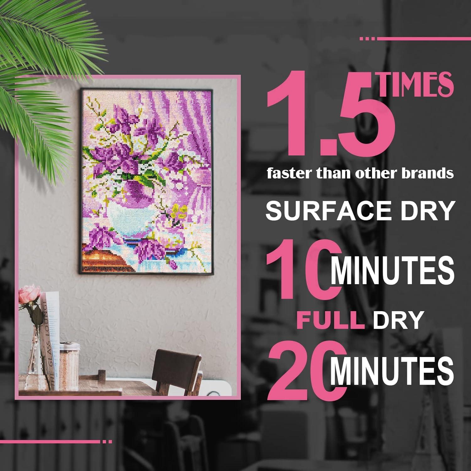 2Pack 8oz. Diamond Painting Sealer Kit for Diamond Art Permanent