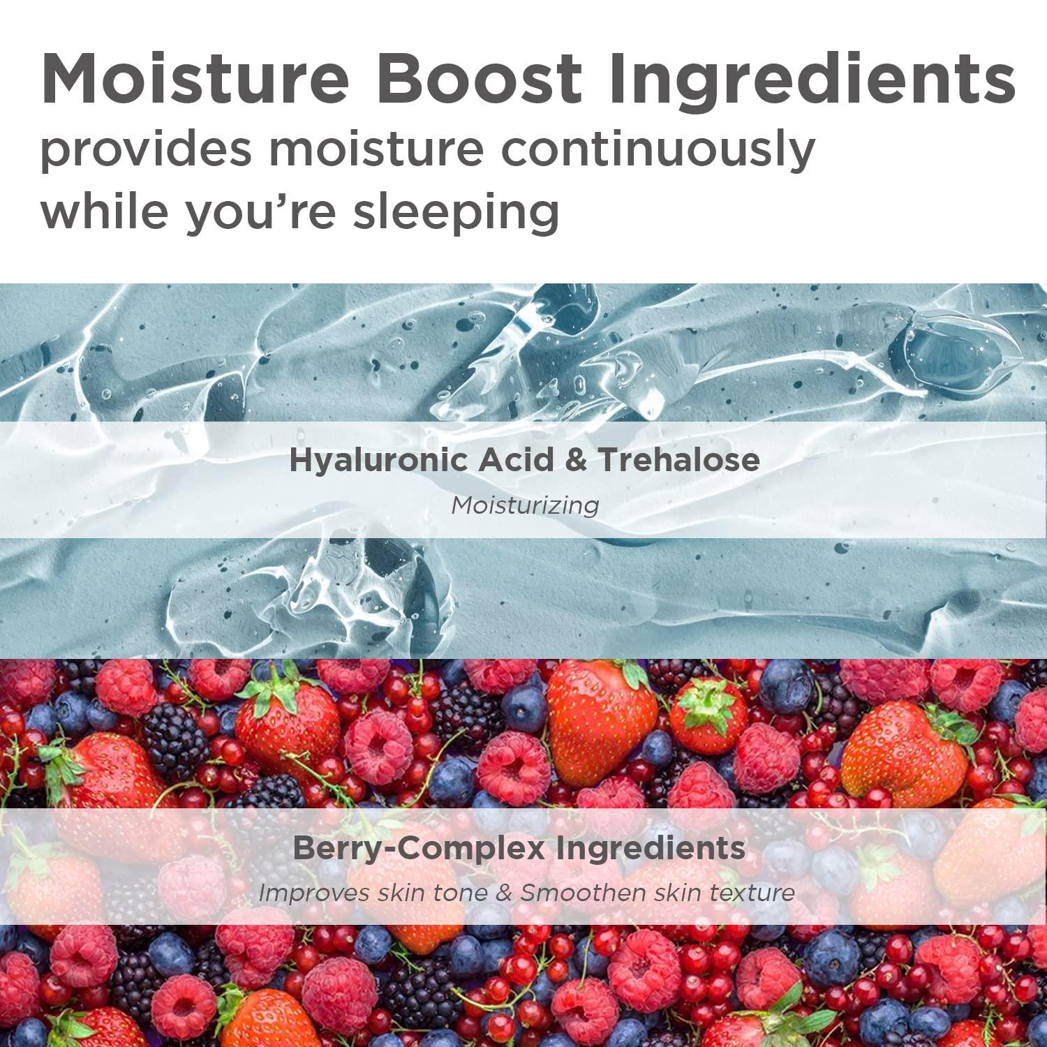 Elishacoy Moist Up Collagen Sleeping Mask 1.69 fl.oz Overnight Face Gel Cream Moisturizing