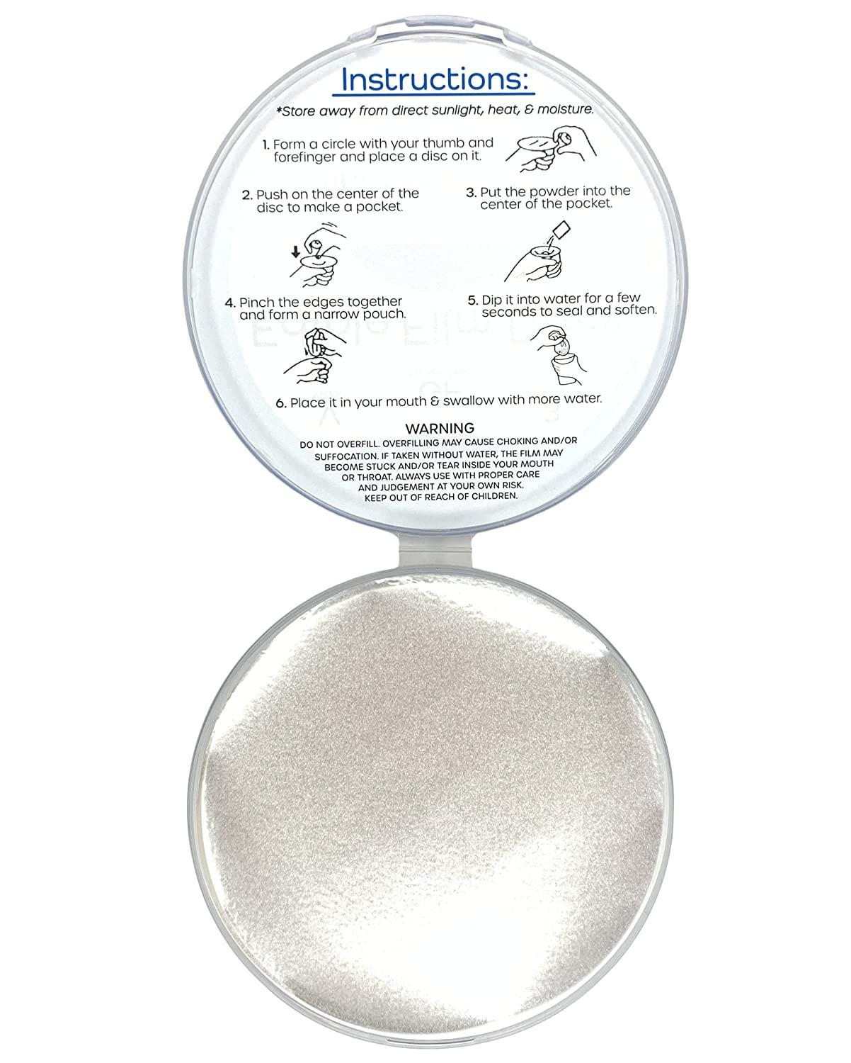 200 Count Oblate Discs Edible Films for Powdered Medications