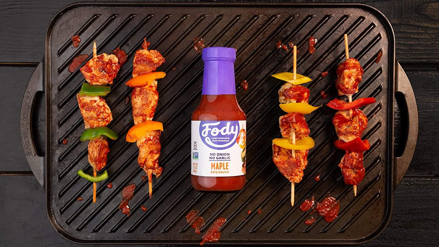 Fody Foods Maple BBQ Sauce Low FODMAP Certified Gut Friendly, No