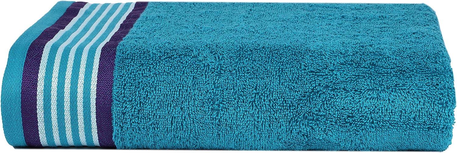 CASA COPENHAGEN Designed in Denmark 550 GSM 2 Large Bath Towels 2 Large  Hand Towels 2 Washcloths, Super Soft Egyptian Cotton 6 Towels Set for  Bathroom, Kitchen & Shower - American Blue
