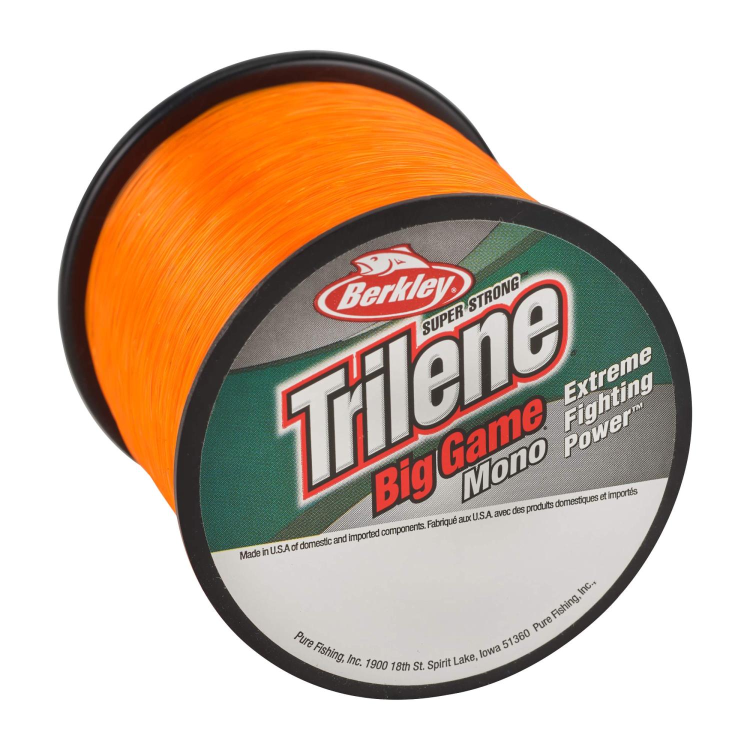 Berkley Trilene Big Game, Blaze Orange, 12lb