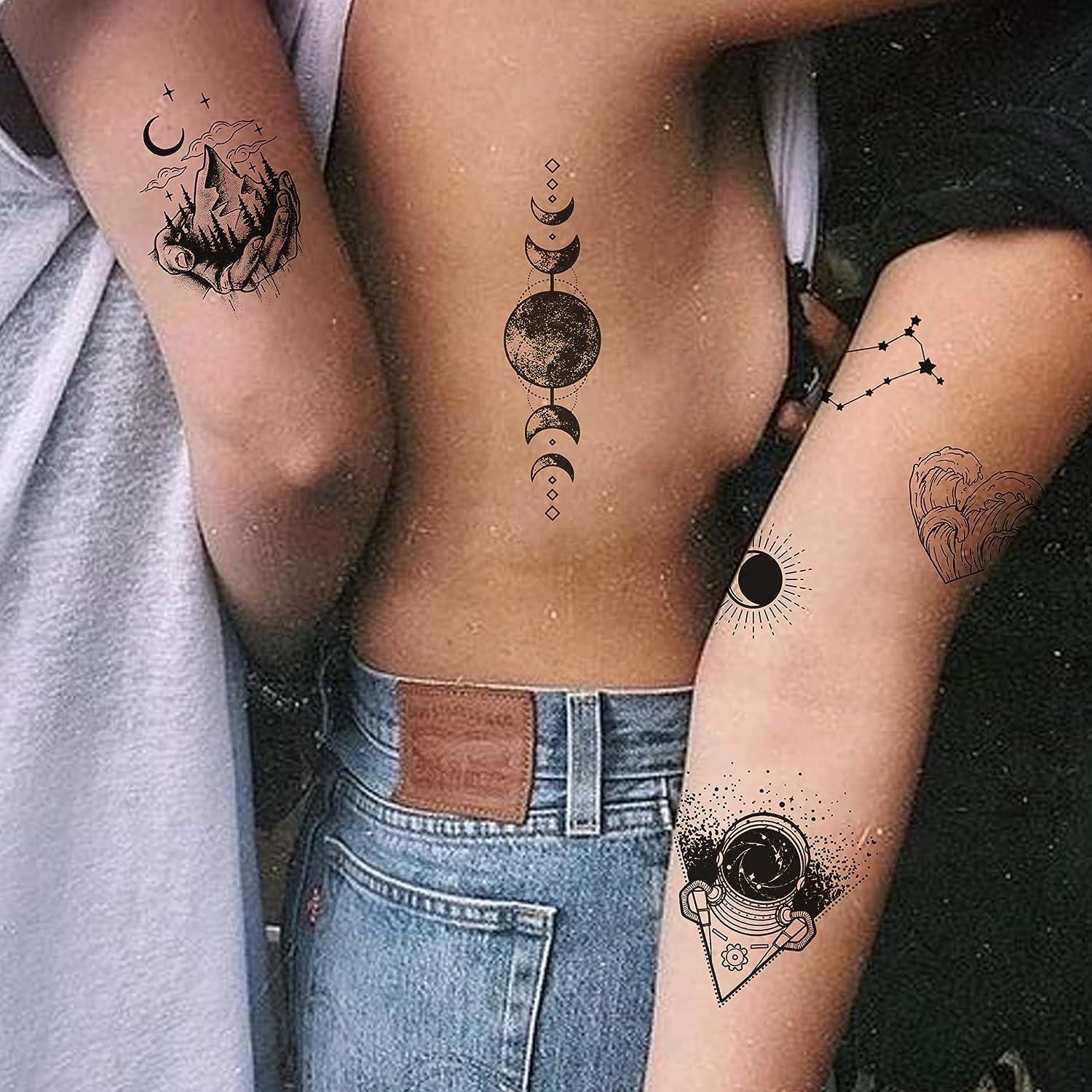 Sun and Moon Tattoos for Men