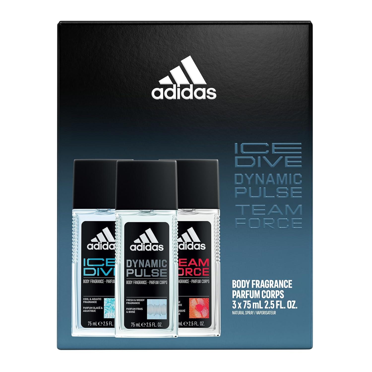 adidas Multiline Piece Gift Set Ice Dive Dynamic Pulse and Team