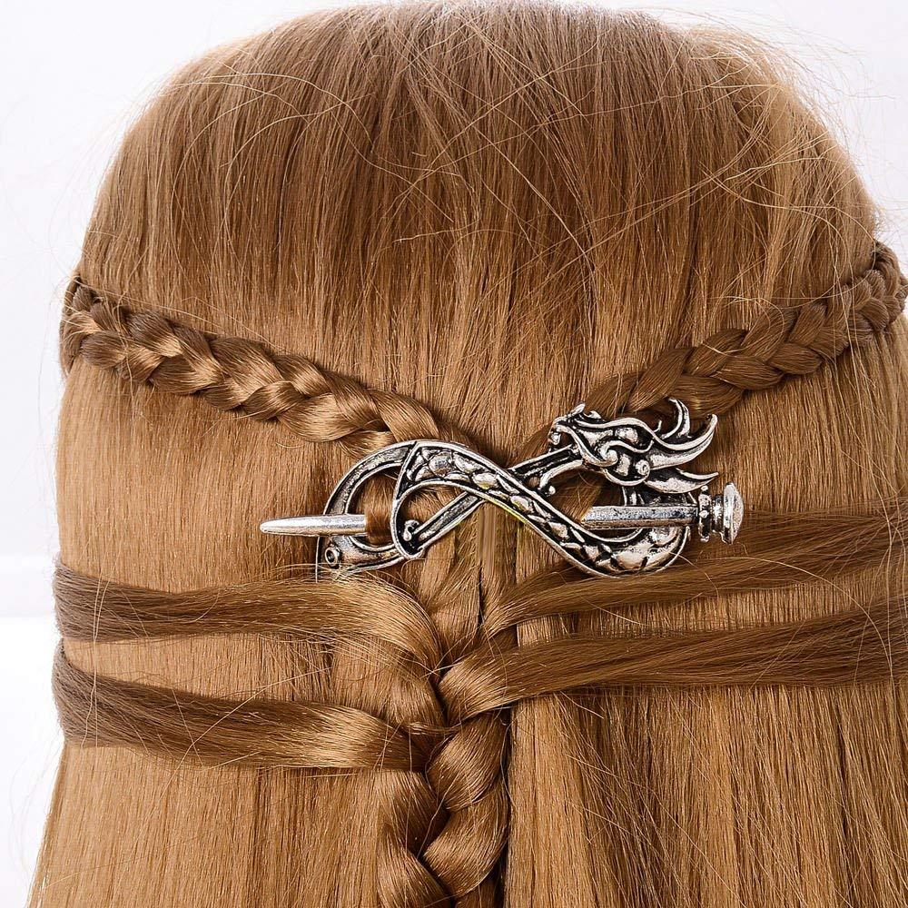 Boar Hair Pins, Viking Hair Accessories