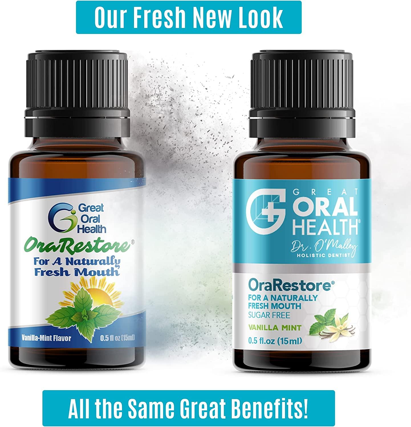 OraRestore Natural Bad Breath Treatment—Concentrated Blend of Essential