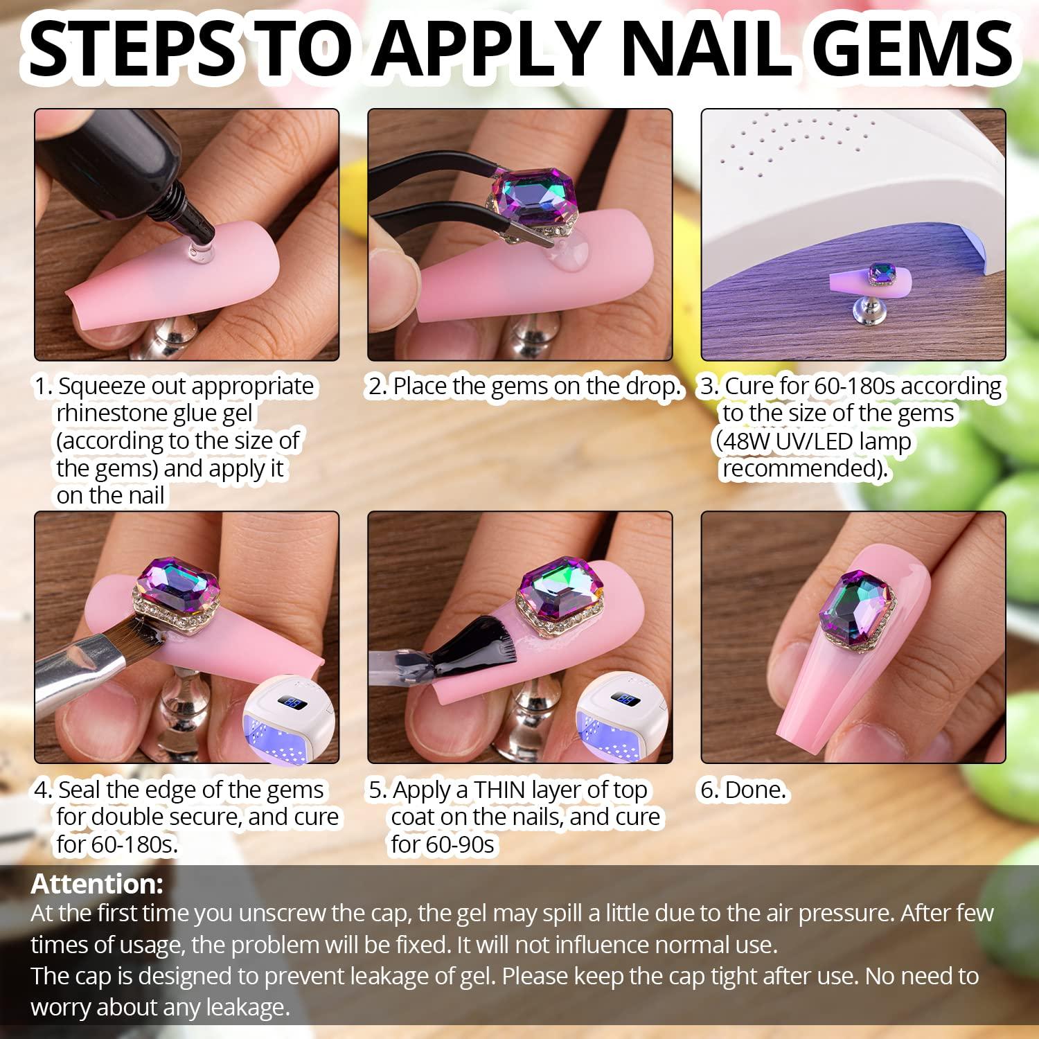 MAGIC ARMOR Super Strong Nail Glue for Acrylic Nails,Nail Tips and Press On  Nails Brush on Nail Glue for Press On Nails Ultra Quick Long Lasting  Acrylic Nail Glue for Broken Nails
