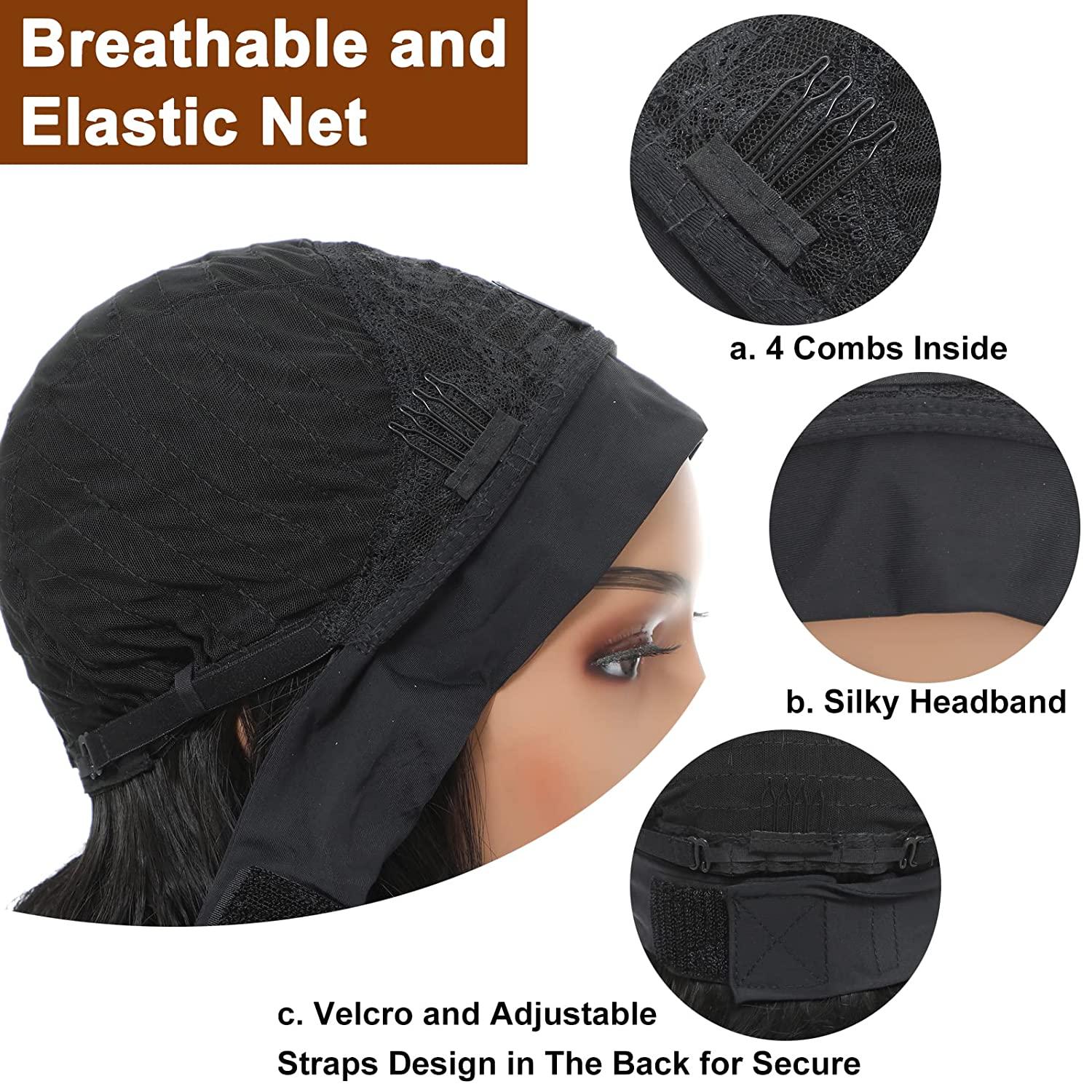 Long Wavy Headband Wig for Black Women - Synthetic Hair Fashion