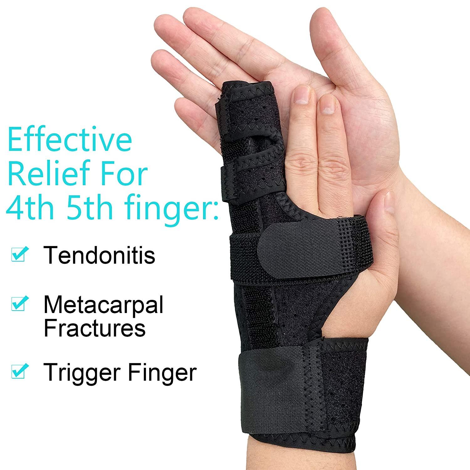 Boxer Break Metacarpal Splint Brace Small/Medium Finger Support