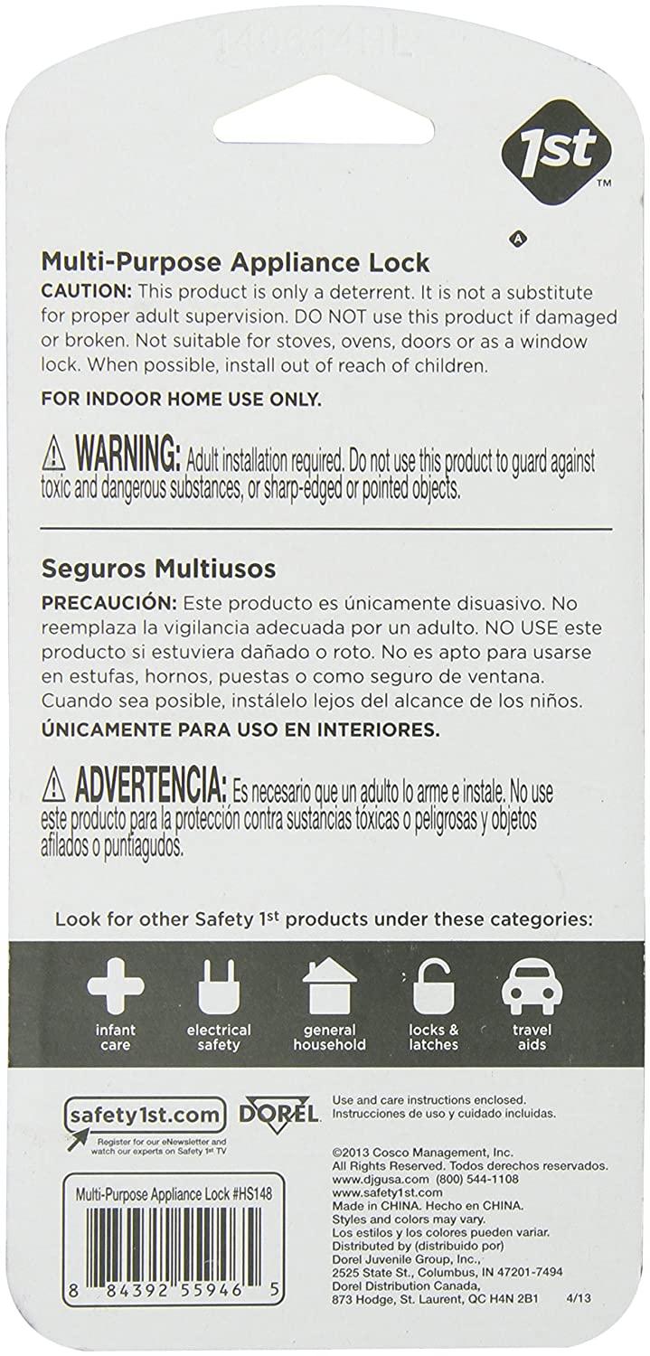 Safety 1st MultiPurpose Appliance Lock Decor, 2Count (Packaging May