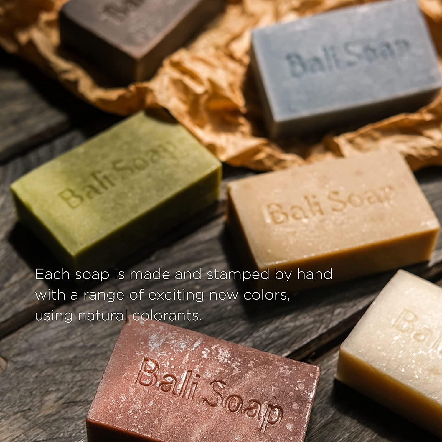 Bali Soap - Masculine Collection Bar Soap, All Natural Mens Soap, Bath Body  Soap, Gift Sets for Men - Vegan Handmade Soap Bar for Face and Body -  Scented Bath Soap, 6