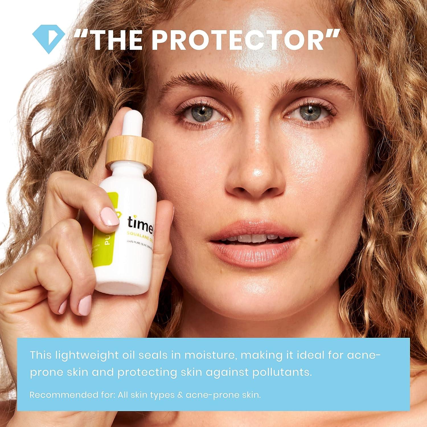 Timeless Skin Care Squalane Oil 100 Pure 8 oz Lightweight Plant