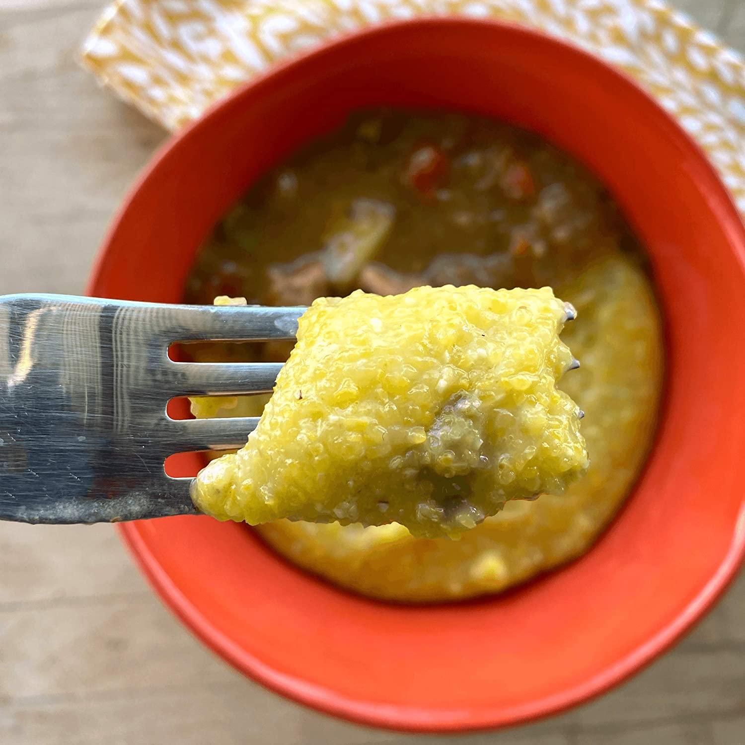 Delicious Spicy Jalapeno Yellow Corn Grits with Hatch Green Chile