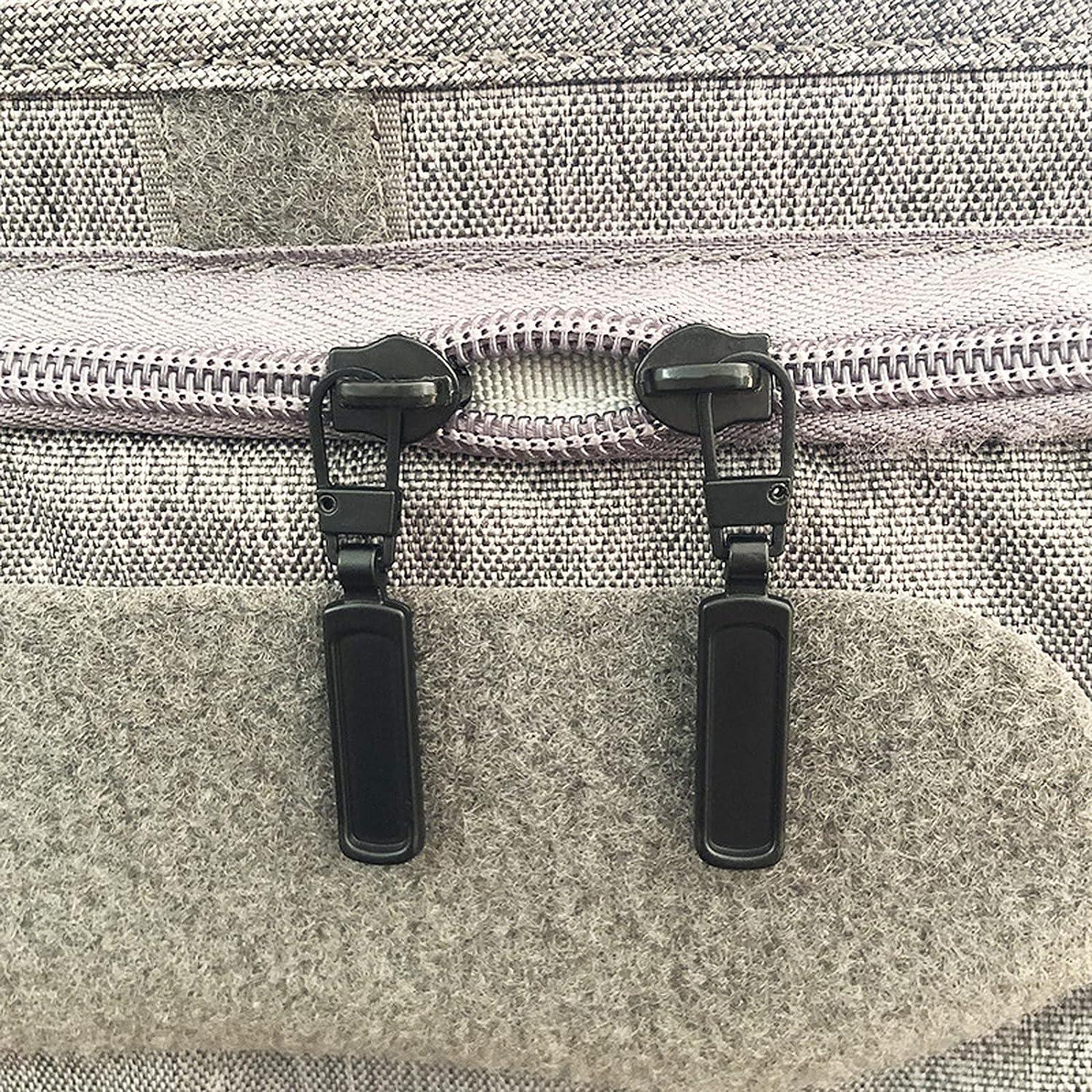 Mizeer Zipper Pull Replacement for Small Holes Zipper Detachable Zipper Tab Repair for Clothing Jackets Boots 4pcs Black