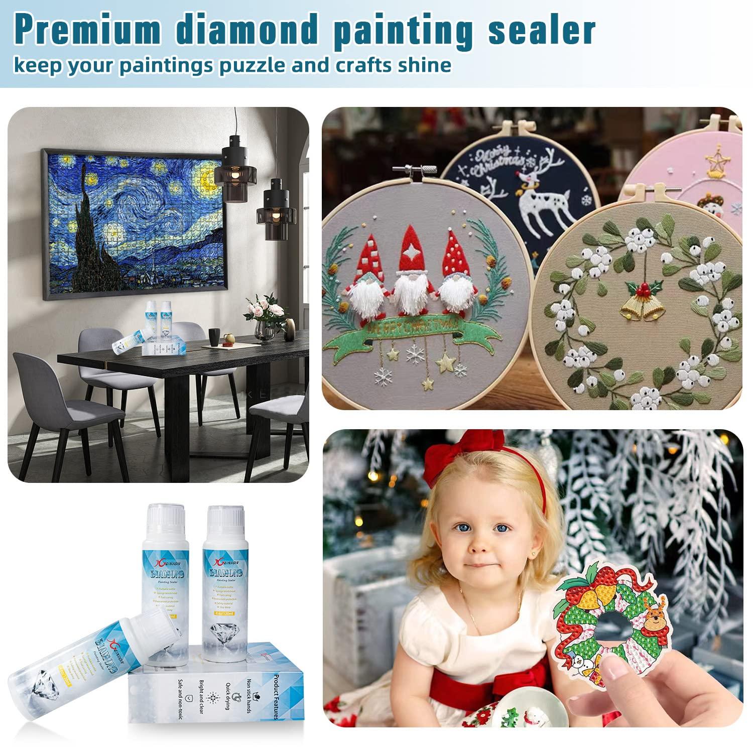 Diamond Painting Sealer 3-Pack 360ML 5D Diamond Painting Glue Sealer  Diamond Art
