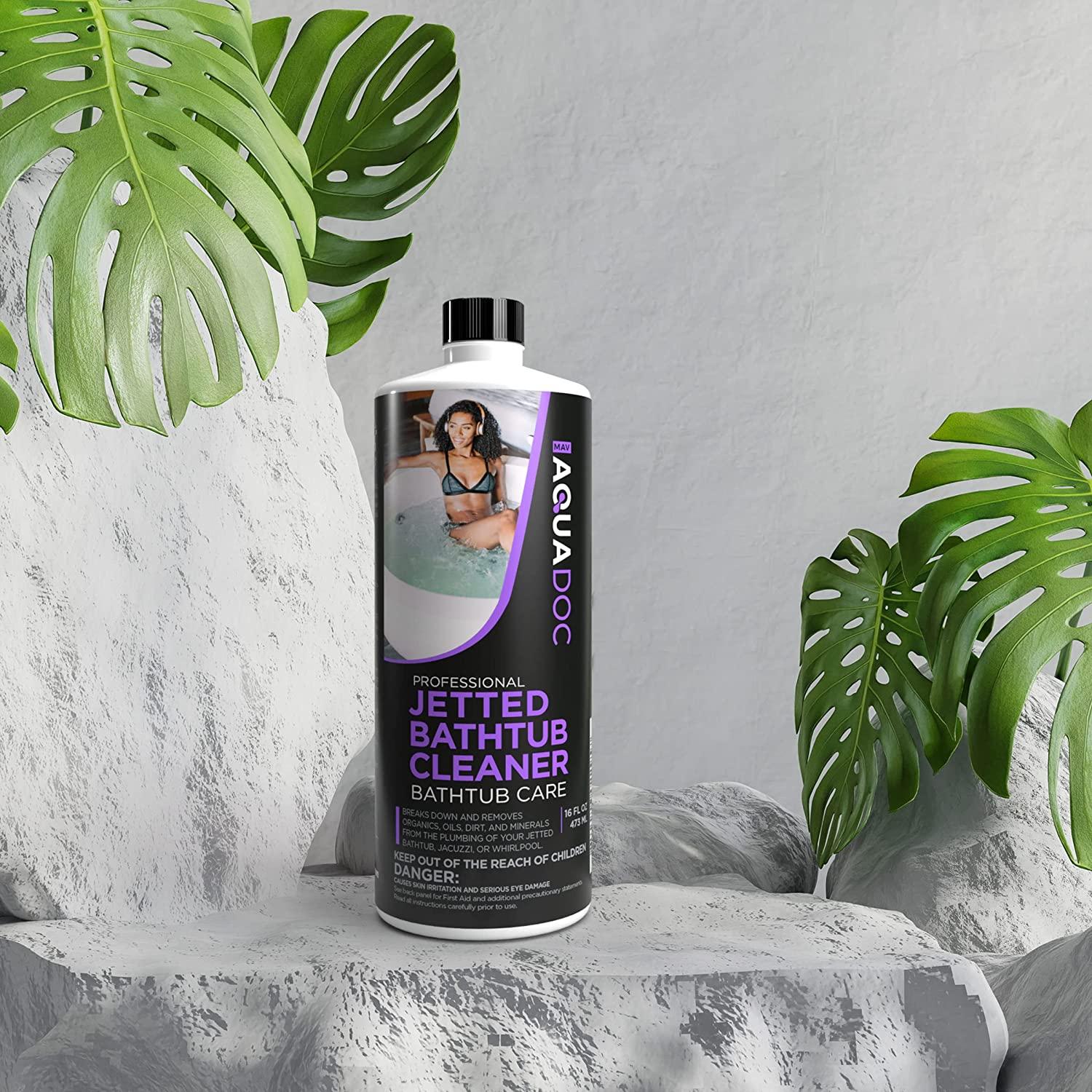 AquaDoc Jetted Bathtub Cleaner Bathtub Jet Cleaner & Spa Cleaner Chemical Fast Acting Jetted