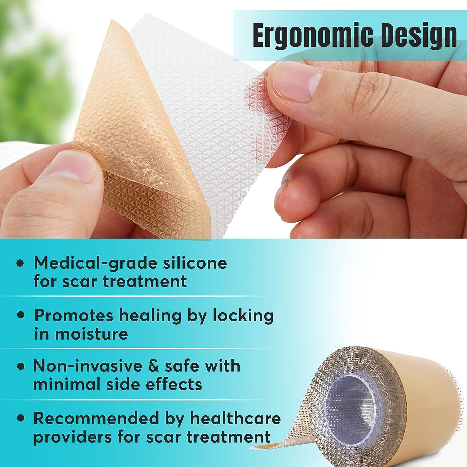 Silicone Scar Tape Medical Grade Silicon Sheets for Hypertrophic and