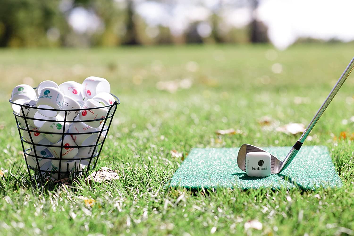 BirdieBall Practice Golf Balls, Limited Flight Golf Balls, Golf Training Balls (Pack of 12)