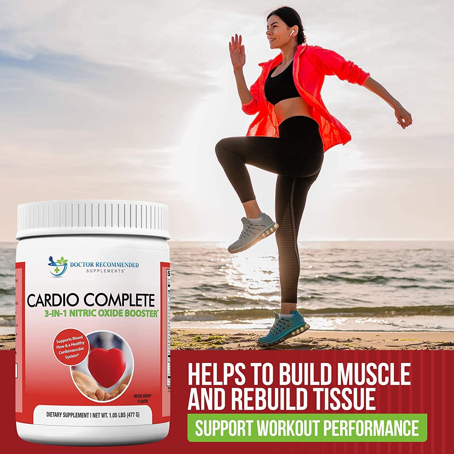 Cardio Complete Heart Health Support Powder Supplement 3in1 Nitric