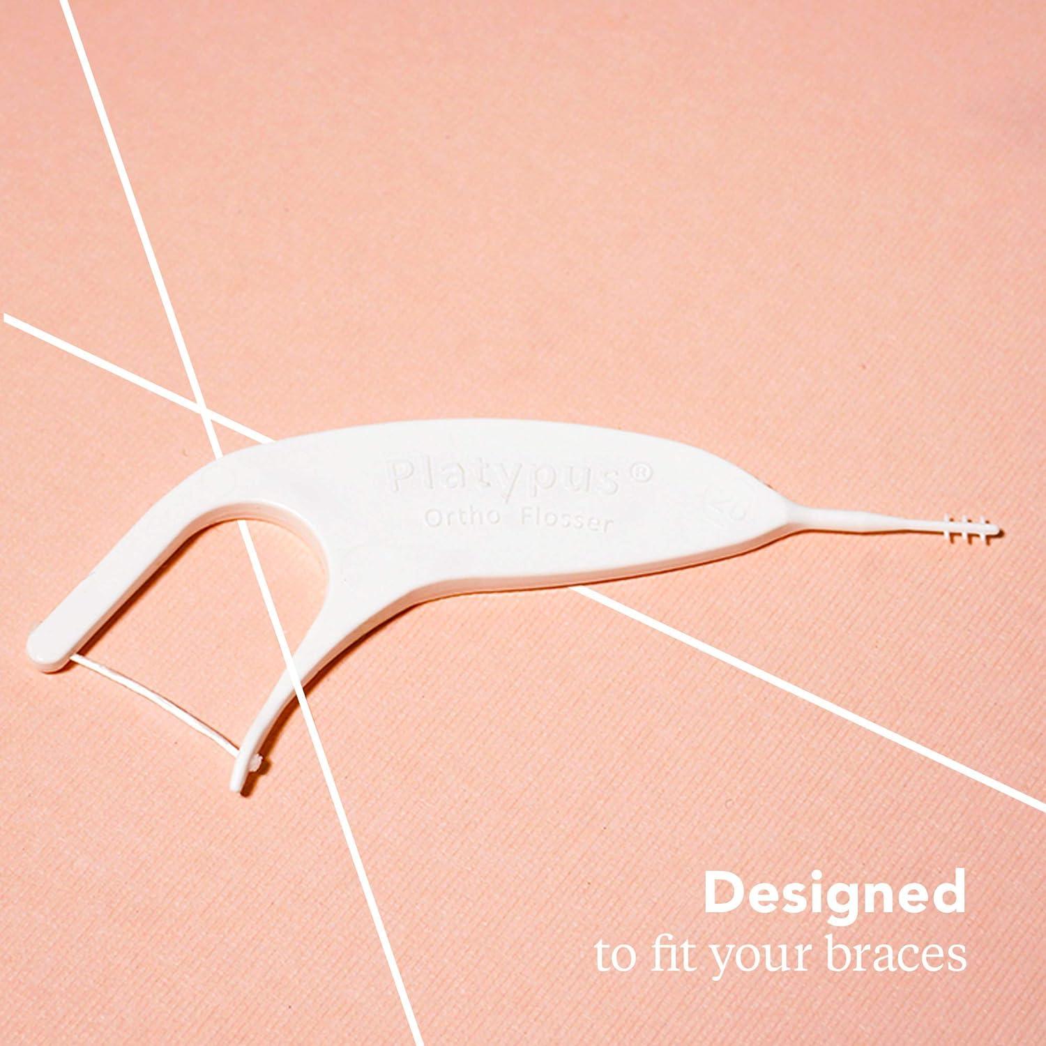 Platypus Orthodontic Flossers Dental Floss Picks for Braces and