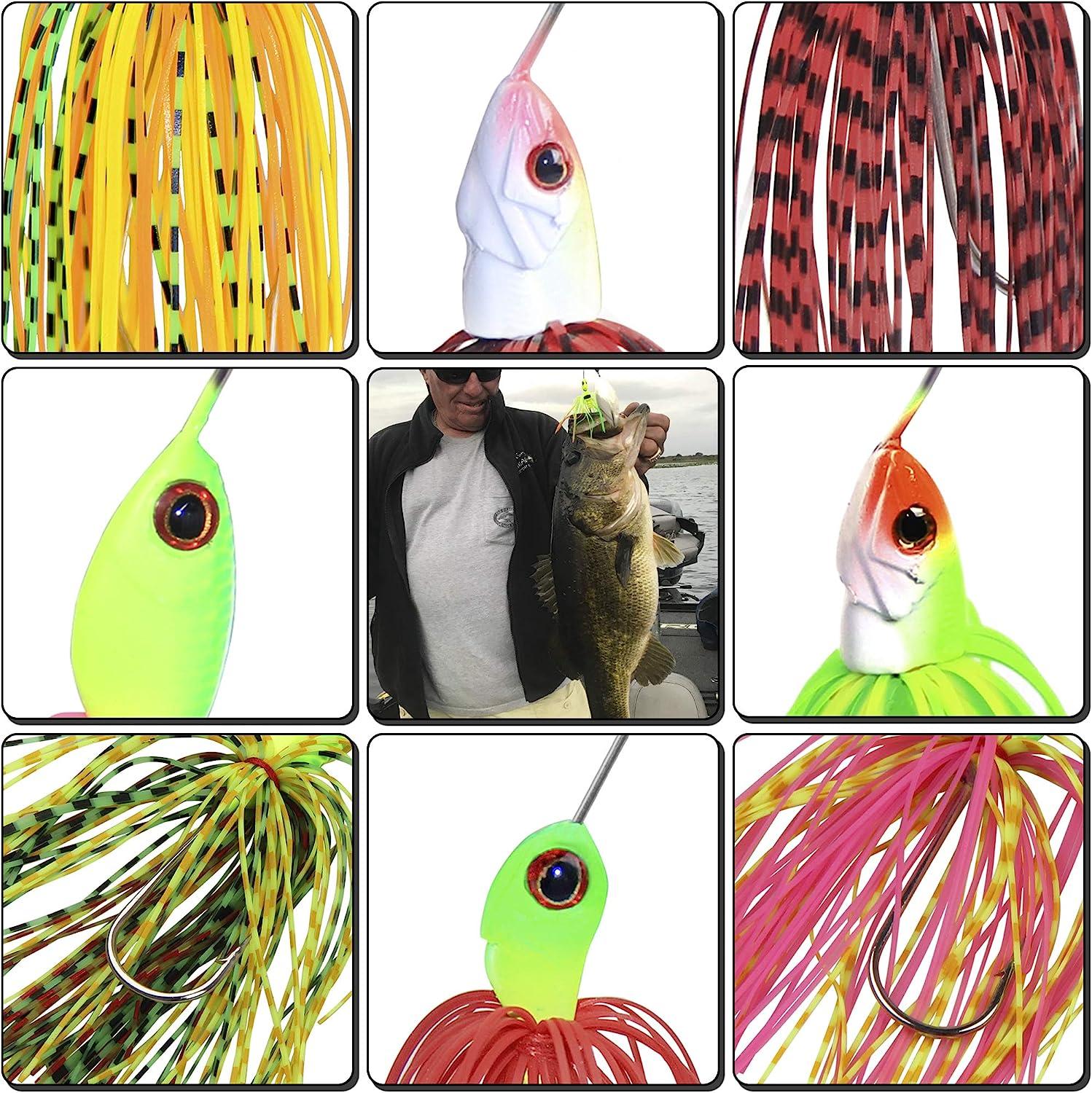 Multicolor Topwater Bass Fishing Lures 12pcs Set for Trout
