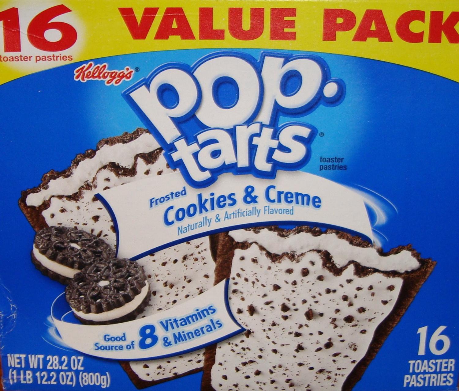 Pop Tarts Toaster Pastries Cookies and Creme