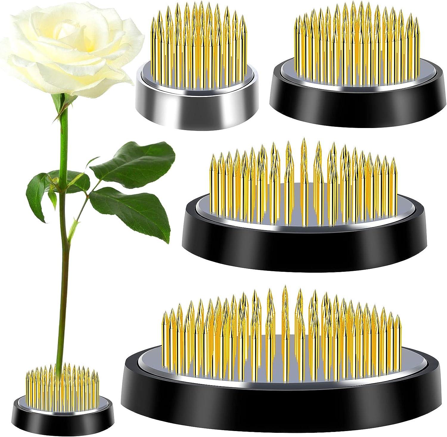 4 Pcs Flower Frogs Kenzans Round Floral Pin Frogs Flower Arranger Frog