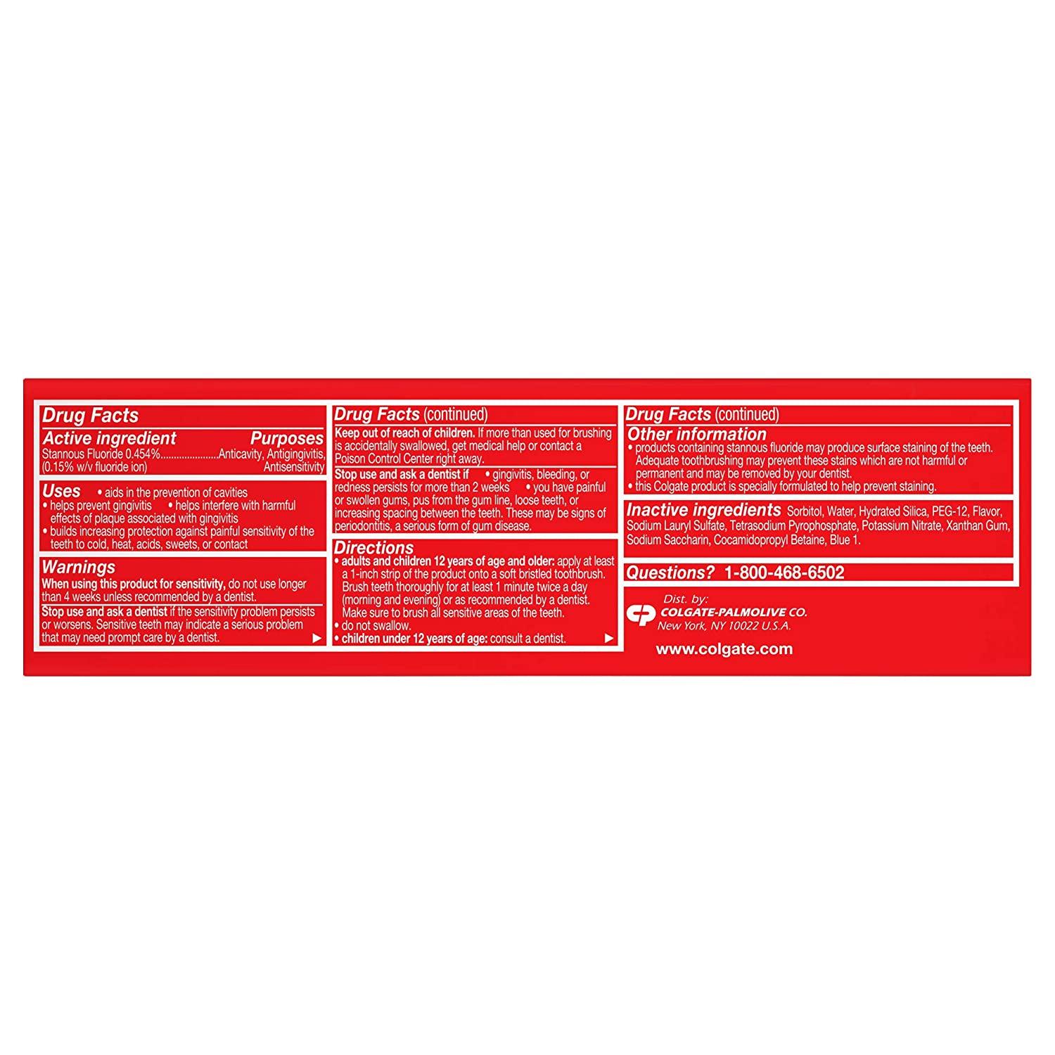 Colgate Renewal Gum & Enamel Fortify Toothpaste Clean Mint Gel (3oz)