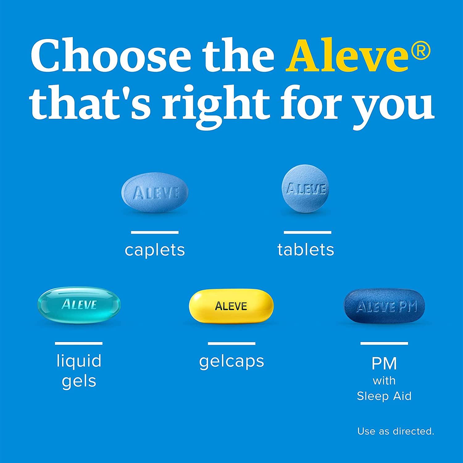 ALEVE Back And Muscle Pain Tablets 50CT Aleve back and muscle pain tablets 50ct