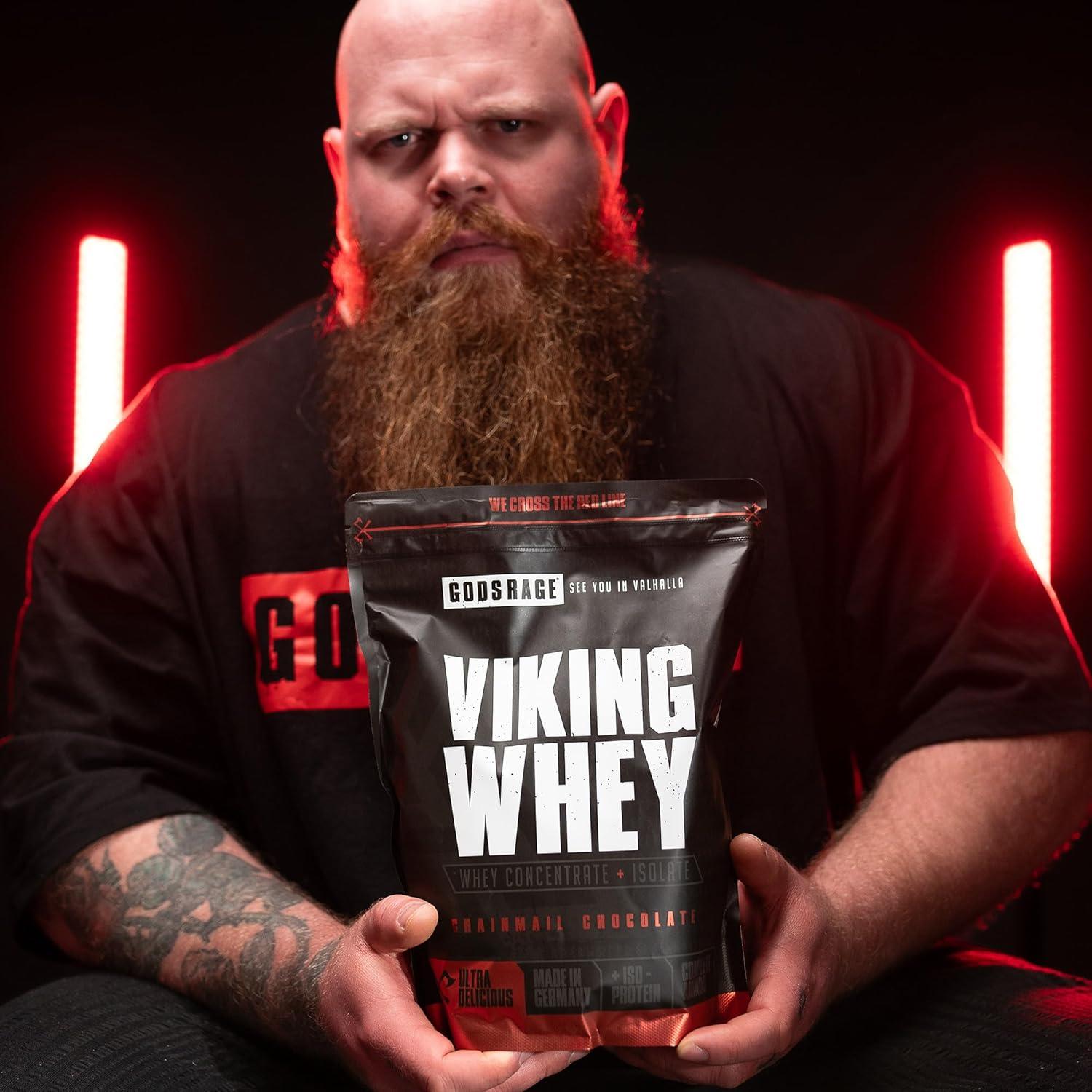 GODSRAGE Viking Whey - Violent Vanilla 1000g | Premium Protein Isolate ...